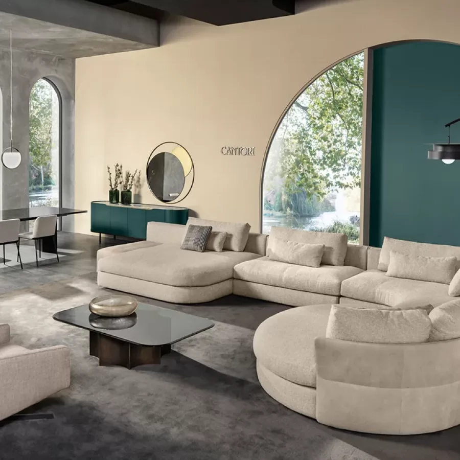 Sharon Swivel Armchair by Cantori, Living Room Furniture