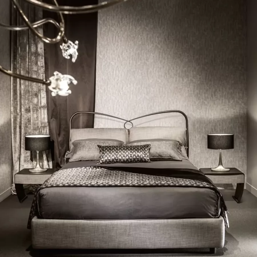 St. Tropez Padded Frame Bed by Cantori, Italian Bedroom Furniture