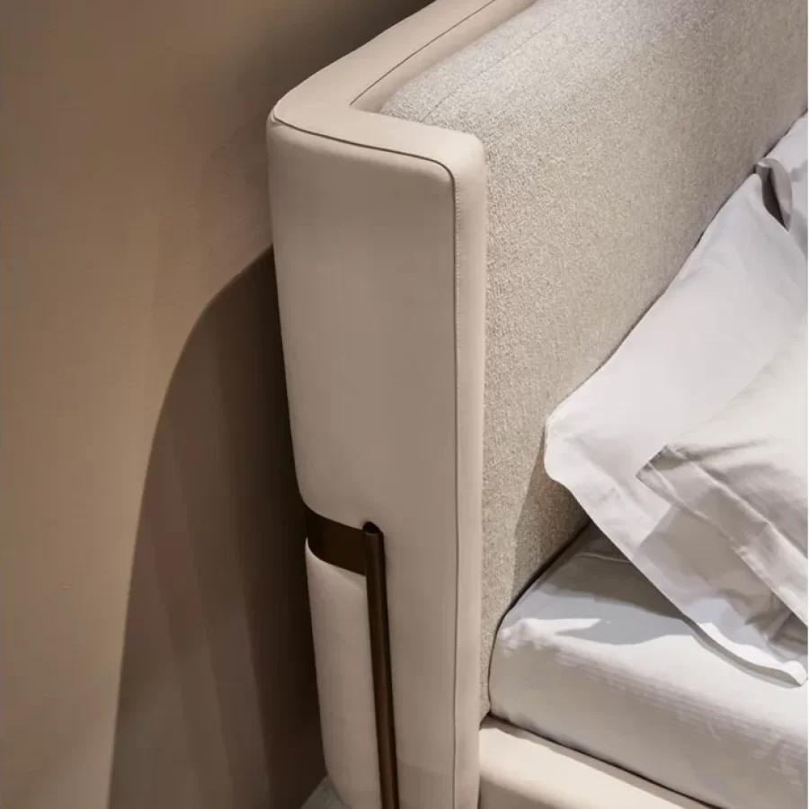 Valley High Bed by Cantori, Italian Bedroom Furniture
