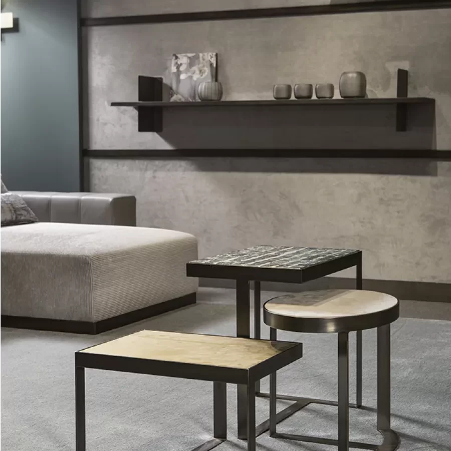 Venezia Elliptical Coffee Table by Cantori, Living Room Furniture