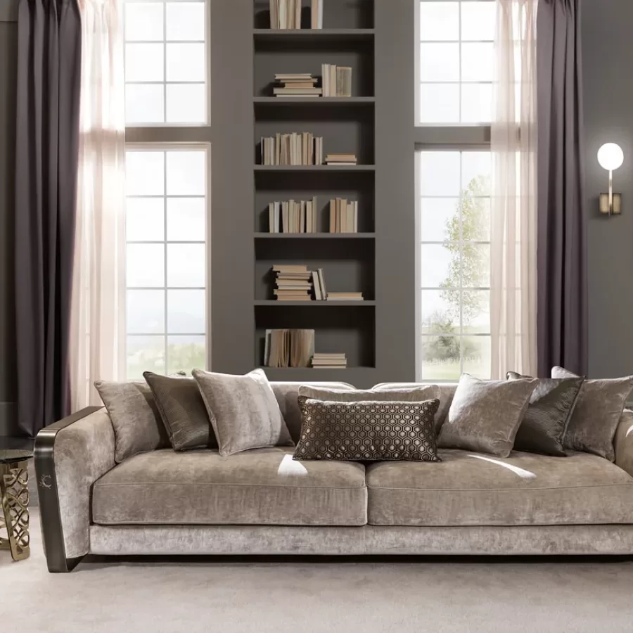 Voyage Sofa by Cantori, Luxury Italian Velvet Sofas