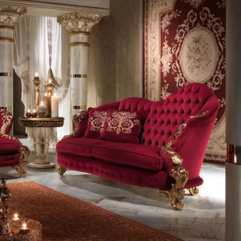 Royal Two-Seater Sofa with Side Arm RY172/AS