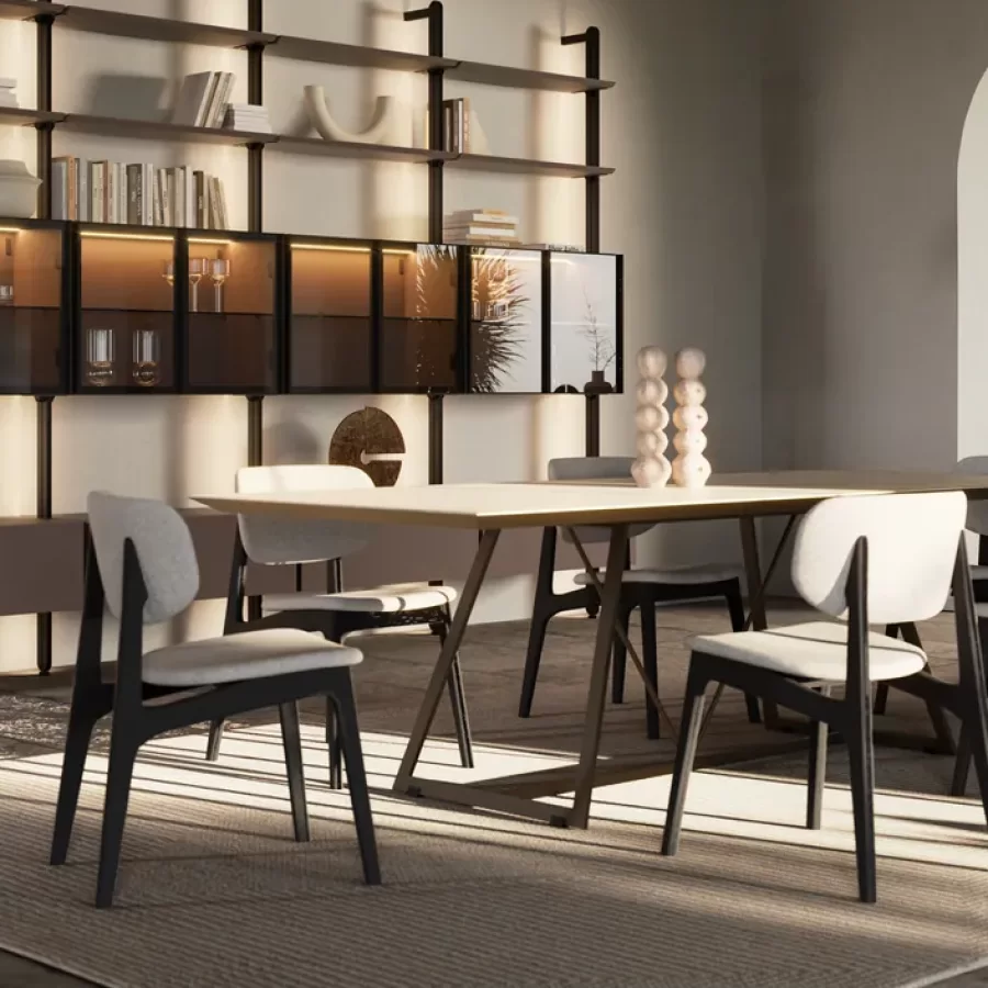 Chaise Float de repas de Dall'Agnese — vue d’ensemble