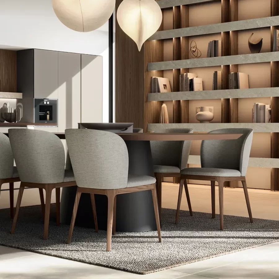 Chaise Gulp de repas de Dall'Agnese — vue d’ensemble