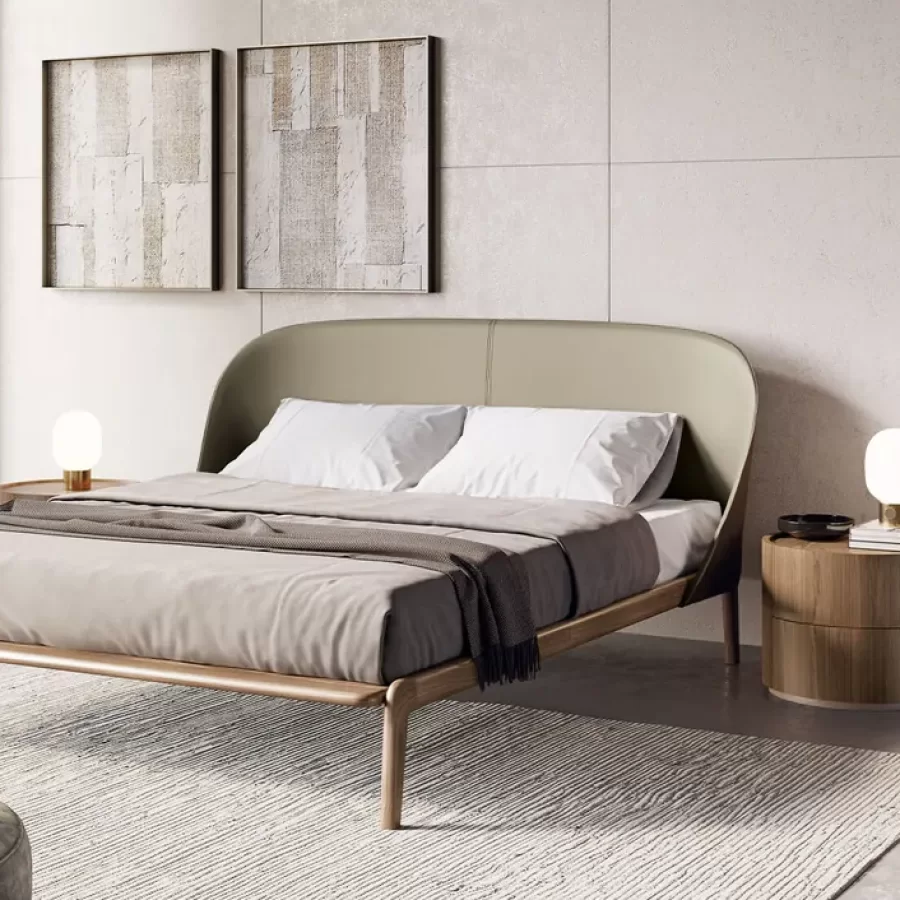 Tamago Bed by Dall'Agnese, Italian Bedroom Furniture