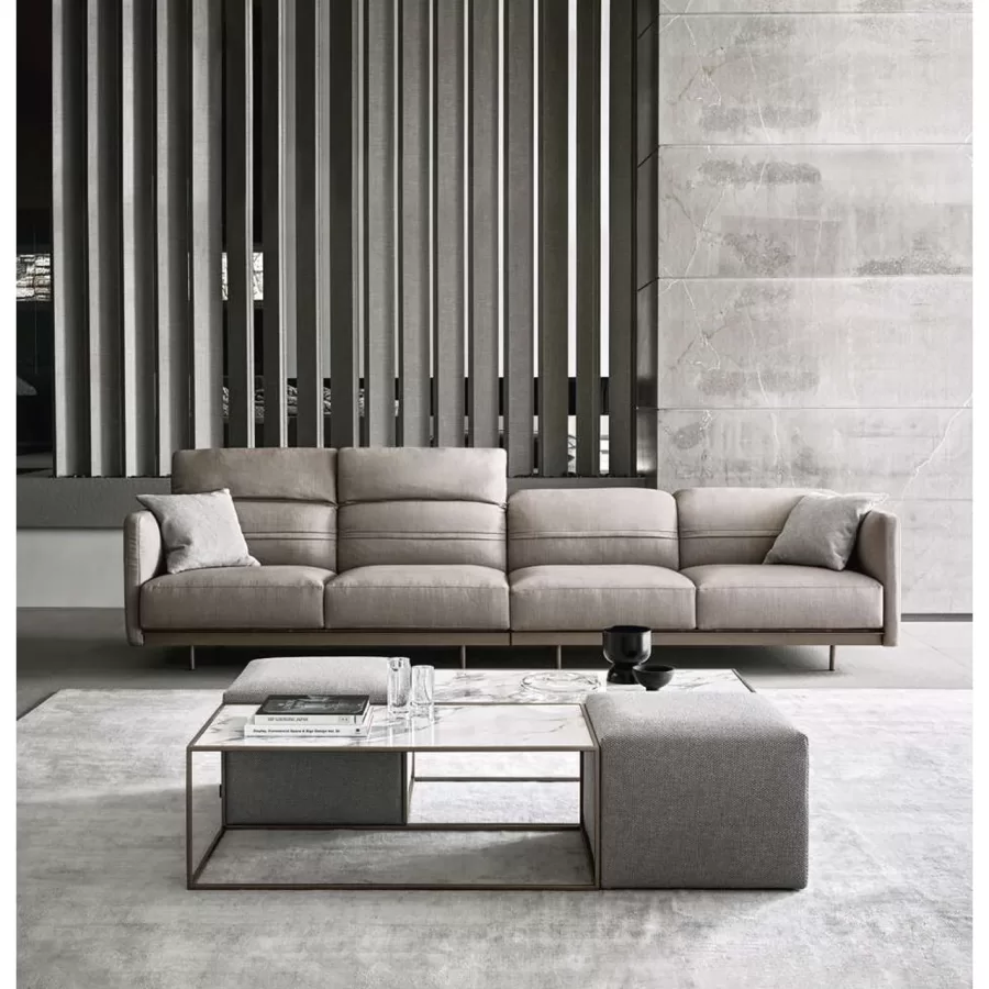 Arlott High Sofa by Ditre Italia, living room furniture, made to order in Italy