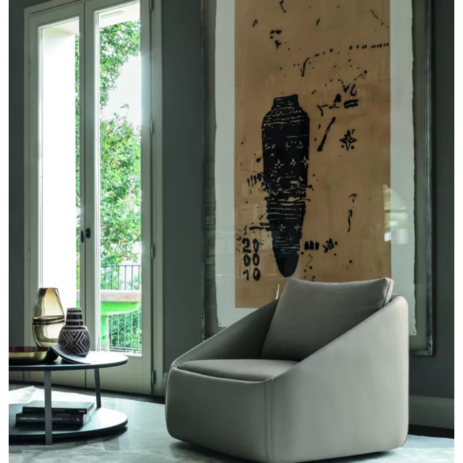 Bend Armchair by Ditre Italia, Italian living room furniture, made to order in Italy