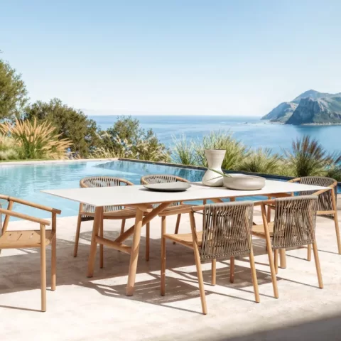 Table de repas d'extérieur Isamu