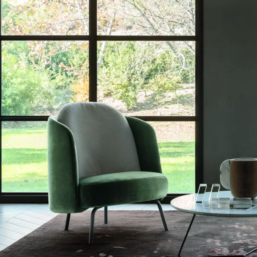 Lucia Armchair by Ditre Italia, living room furniture, made to order in Italy