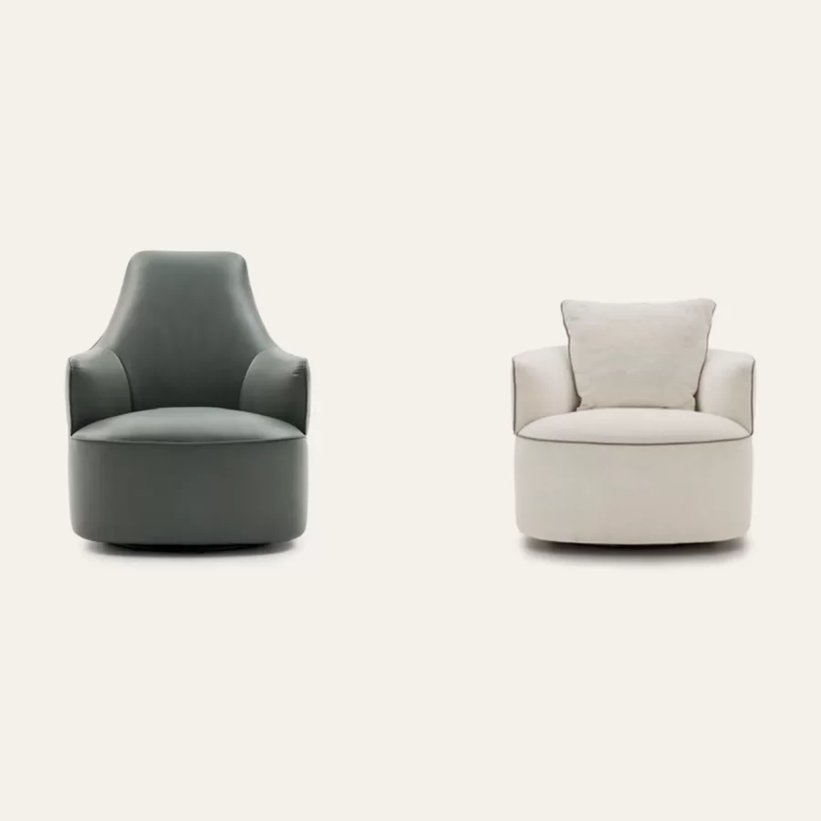 Luna Armchair by Ditre Italia, luxury living room furniture, made to order in Italy