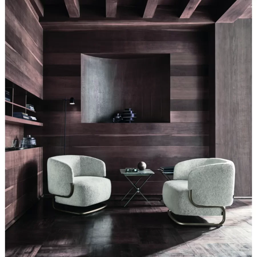 Marabu Armchair by Ditre Italia, high end living room furniture, made to order in Italy