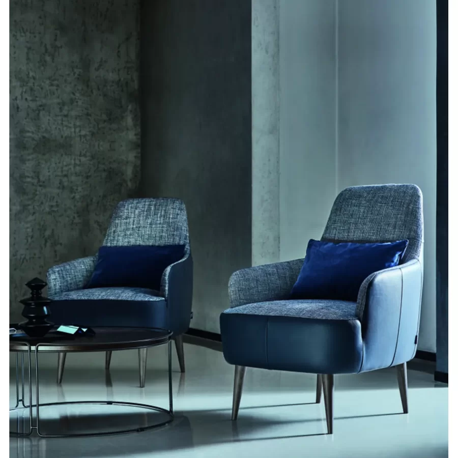 Ray Armchair by Ditre Italia, high end living room furniture, made to order in Italy