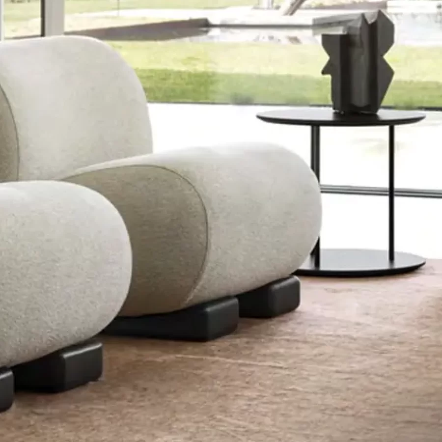 Wallaby Armchair by Ditre Italia, luxury living room furniture, made to order in Italy