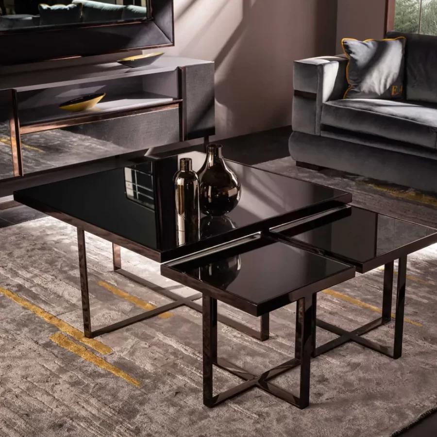 Table basse Argon d’Epoque — mise en situation