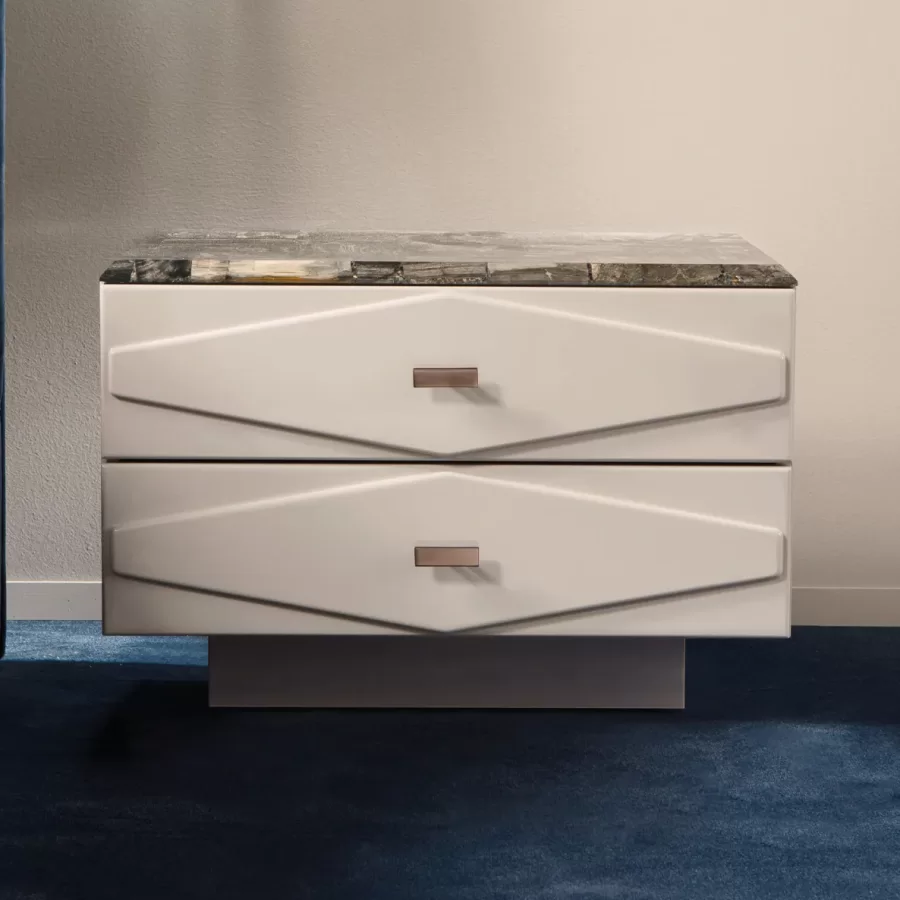 Cinabro Nightstand by Epoque, Italian Nightstands