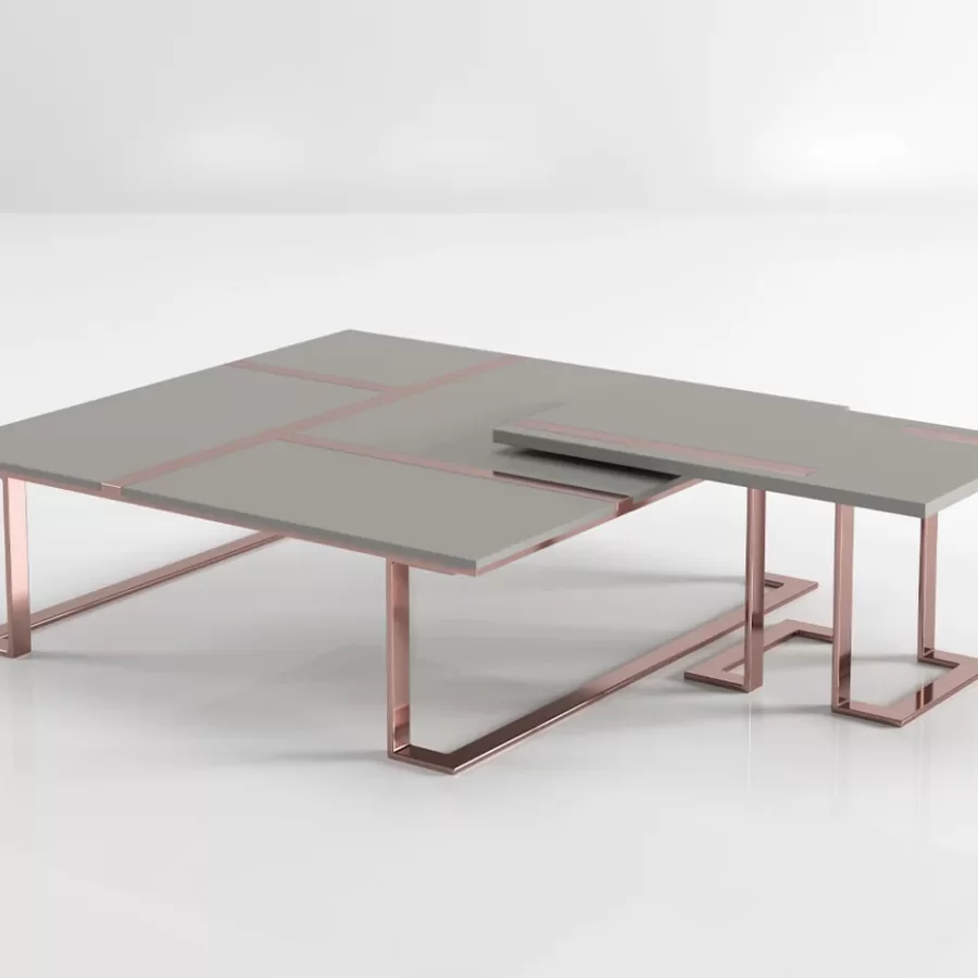 Table basse Mokaite d’Epoque — vue d’ensemble