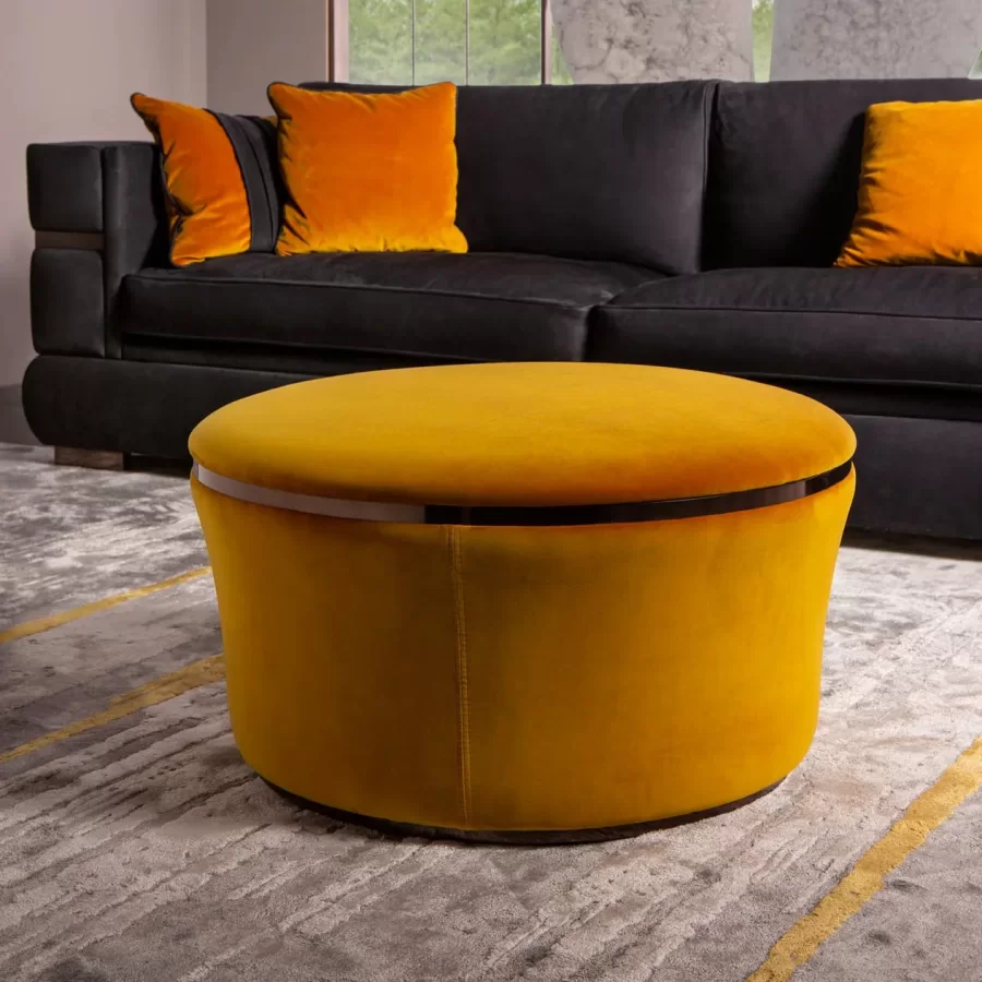 Pouf Neon d’Epoque — mise en situation