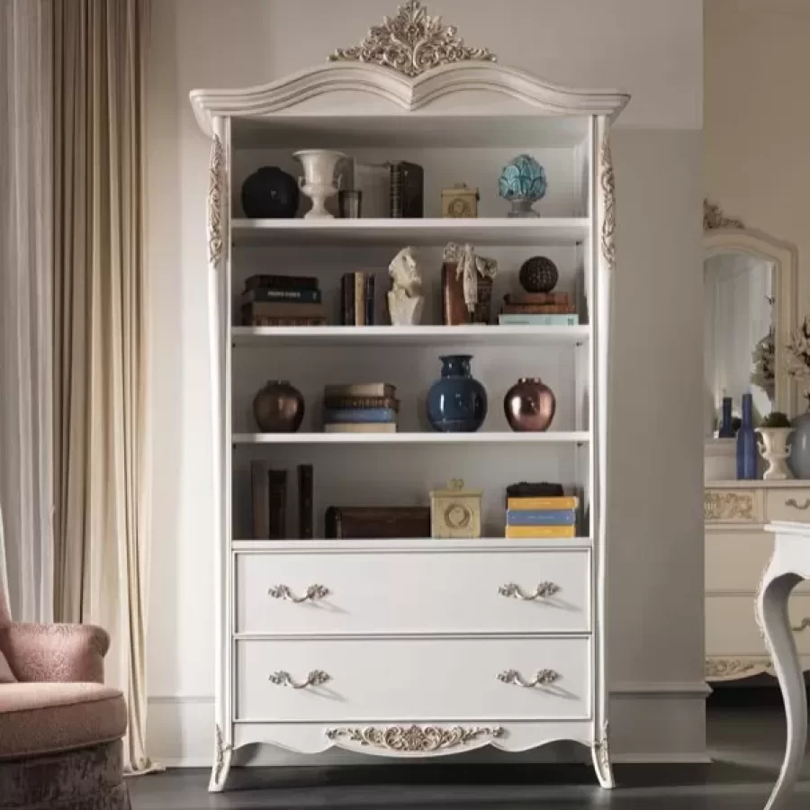 Gran Guardia Bookcase with Drawers by Francesco Pasi, Italian Bedroom Furniture