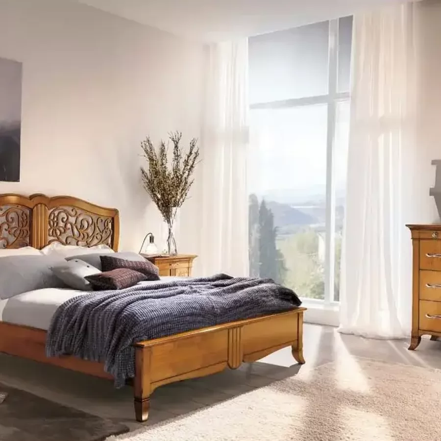 New Deco Nightstand, Natural Facade by Francesco Pasi, Italian Nightstands