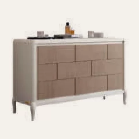 Ocean Chest of Drawers, Natural oak facade