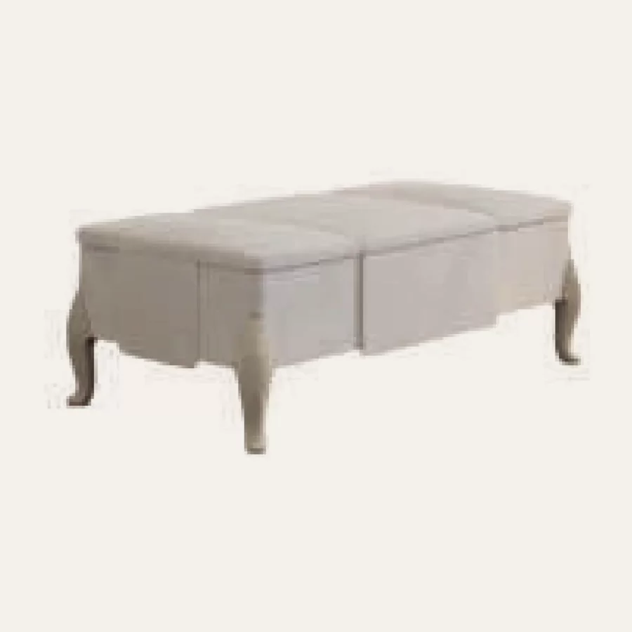 Ocean Bench, Smooth legs by Francesco Pasi, Italian Bedroom Furniture