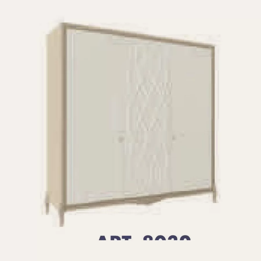 Ocean Wardrobe, Hand-carved touch-decor facade by Francesco Pasi, Italian Bedroom Furniture