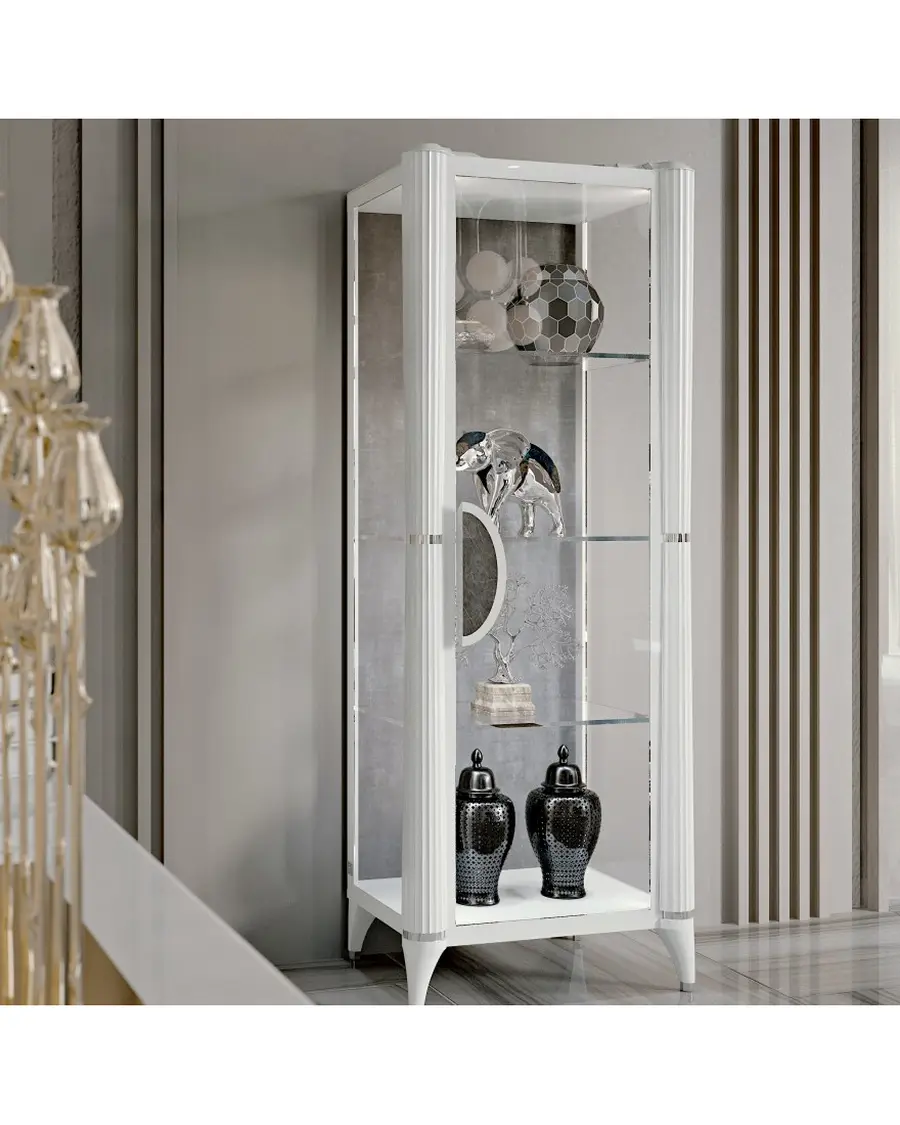 Ellipse one door glass cabinet, Francesco Pasi, supplementary photo, photo 1 of 4