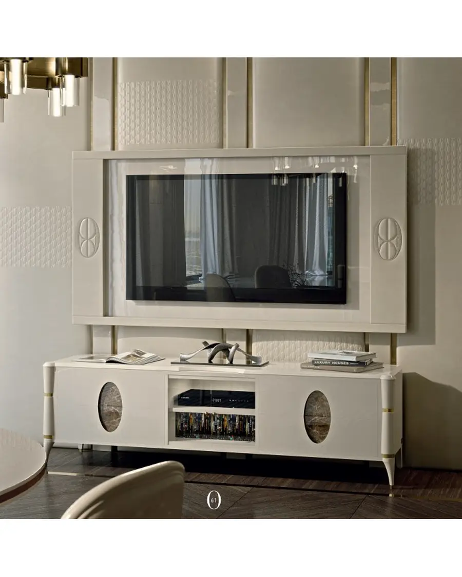 Ellipse tv base marble ovals, Francesco Pasi, supplementary photo, photo 1 of 12