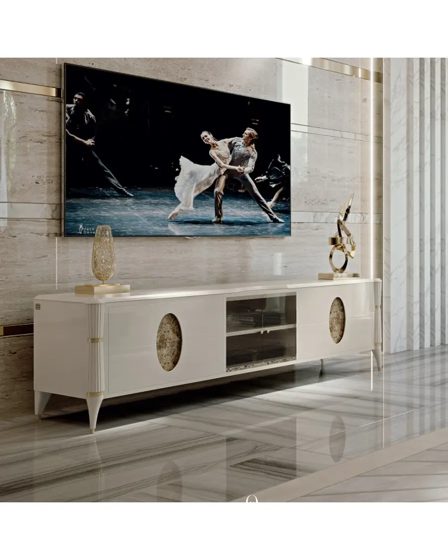 Ellipse tv base marble ovals, Francesco Pasi, supplementary photo, photo 2 of 12