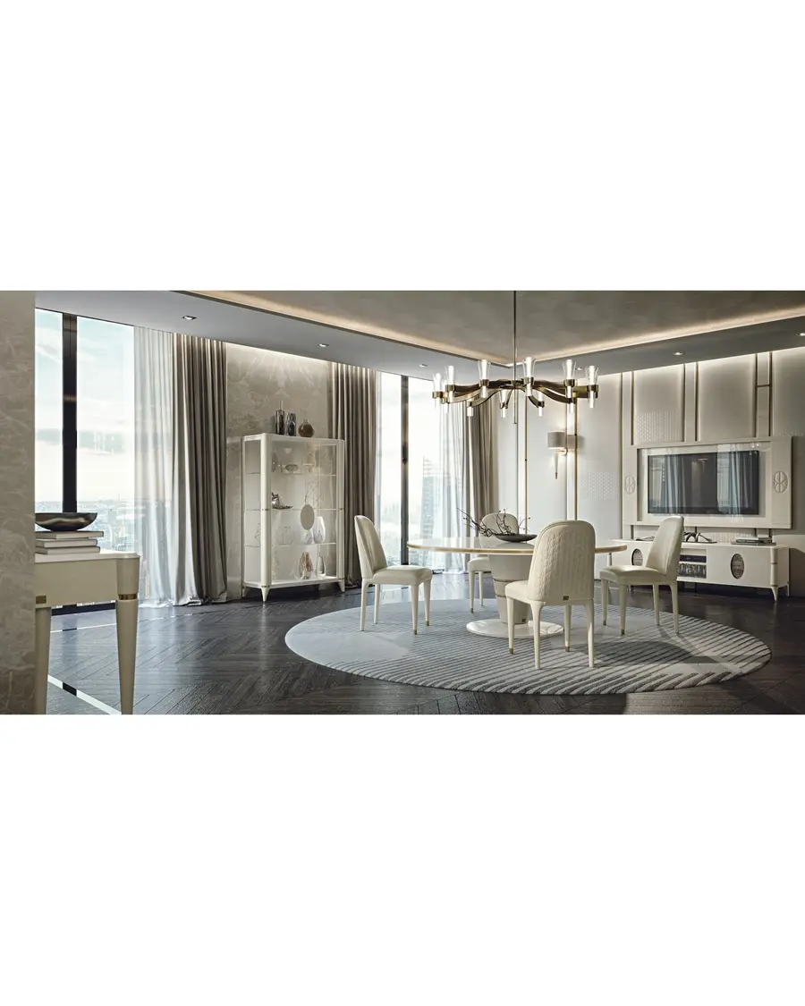Ellipse upholstered dining chair, Francesco Pasi, supplementary photo, photo 6 of 12