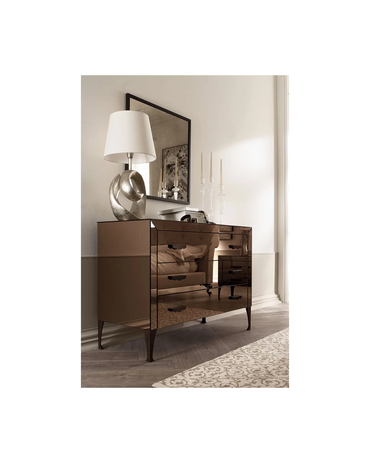 Adone chest of drawers by Cantori, in an interior setting, photo 2 of 3