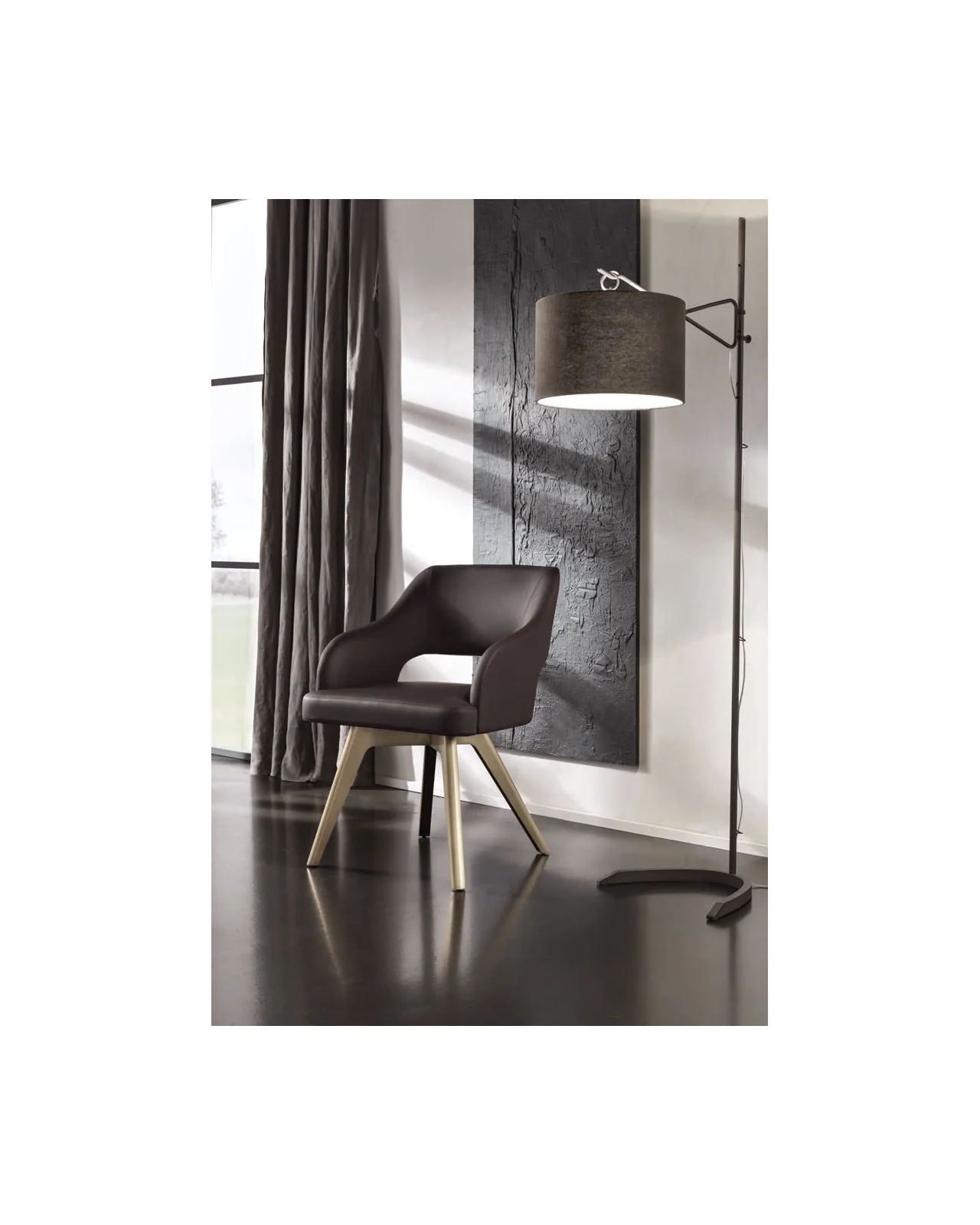 Adria dining chair by Cantori, in an interior setting, photo 3 of 8