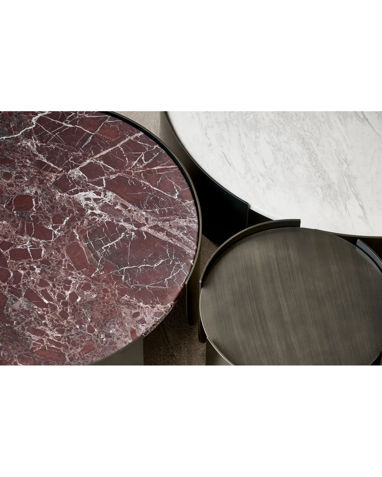 Atenae coffee tables by Cantori, in an interior setting, photo 2 of 14
