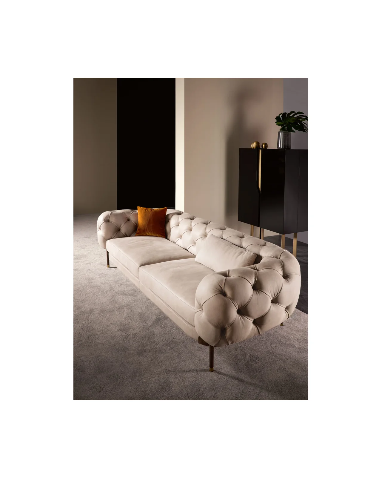 Atenae sofa by Cantori, in an interior setting, photo 3 of 8