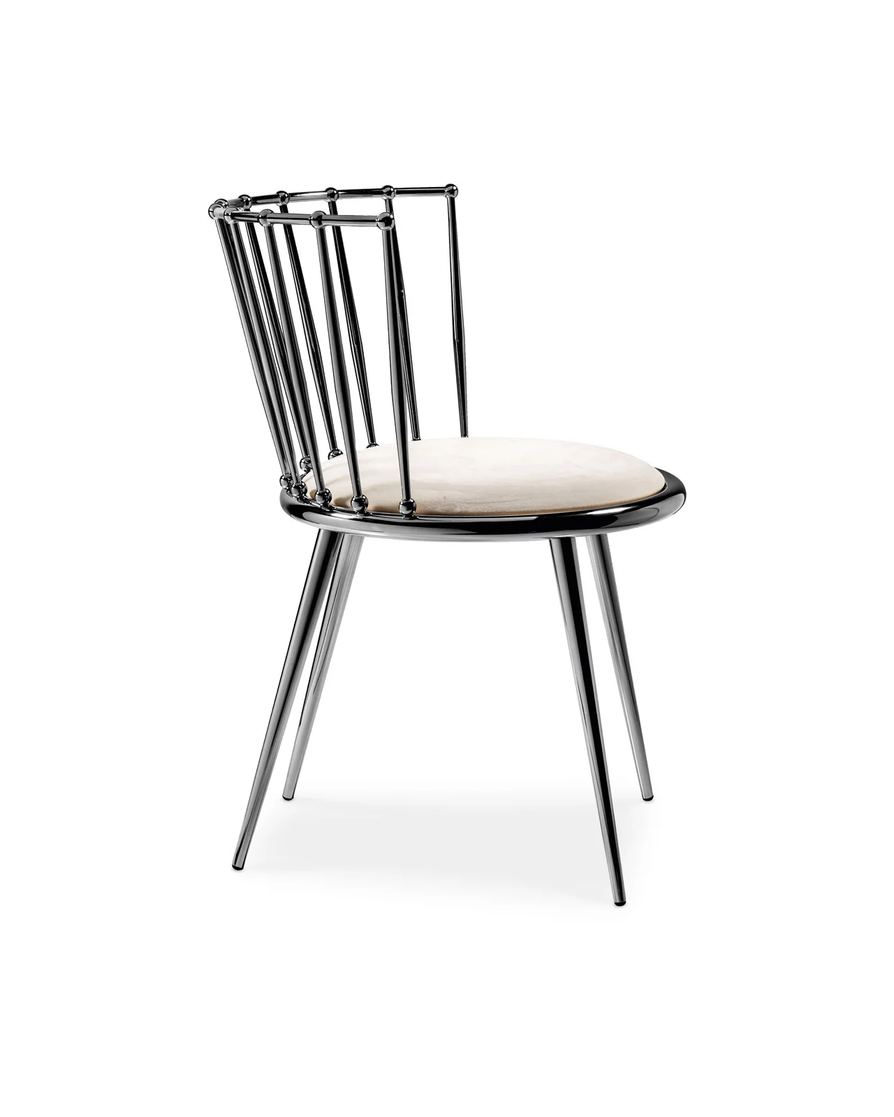 Aurora Bacchettata dining chair by Cantori, studio view, photo 1 of 7
