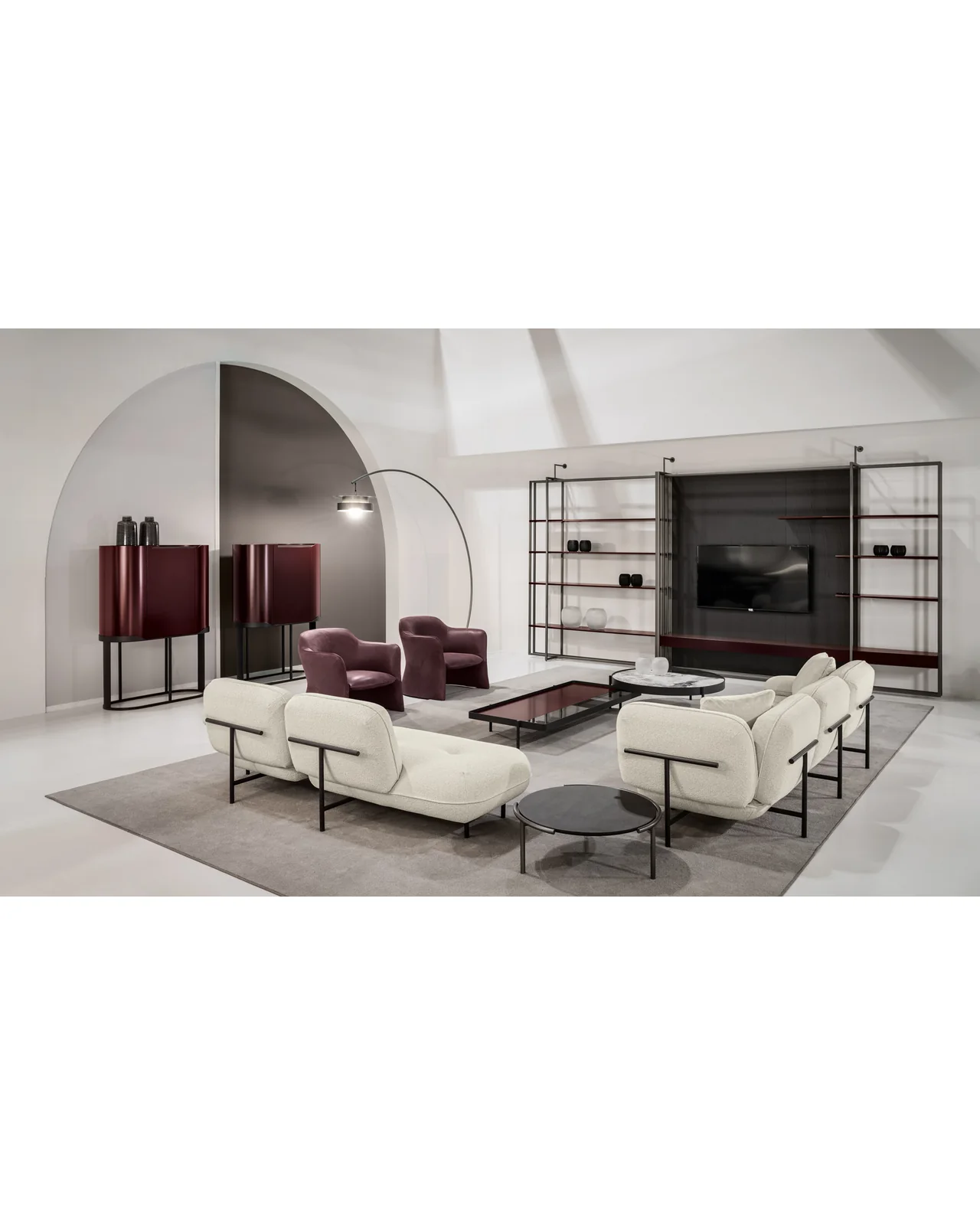 Cloud modular sofa by Cantori, in an interior setting, photo 7 of 8