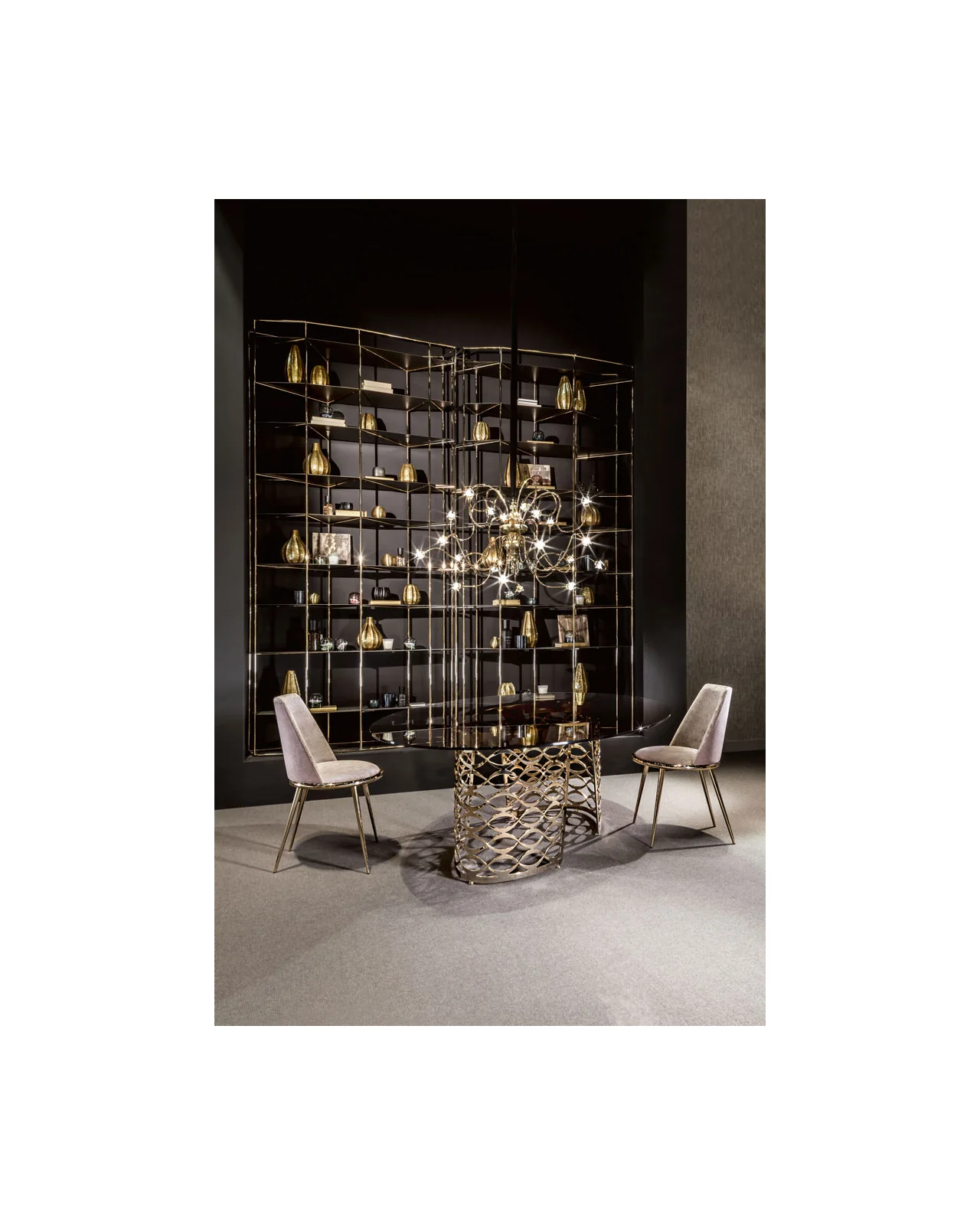 Diadema bookcase by Cantori, in an interior setting, photo 7 of 7