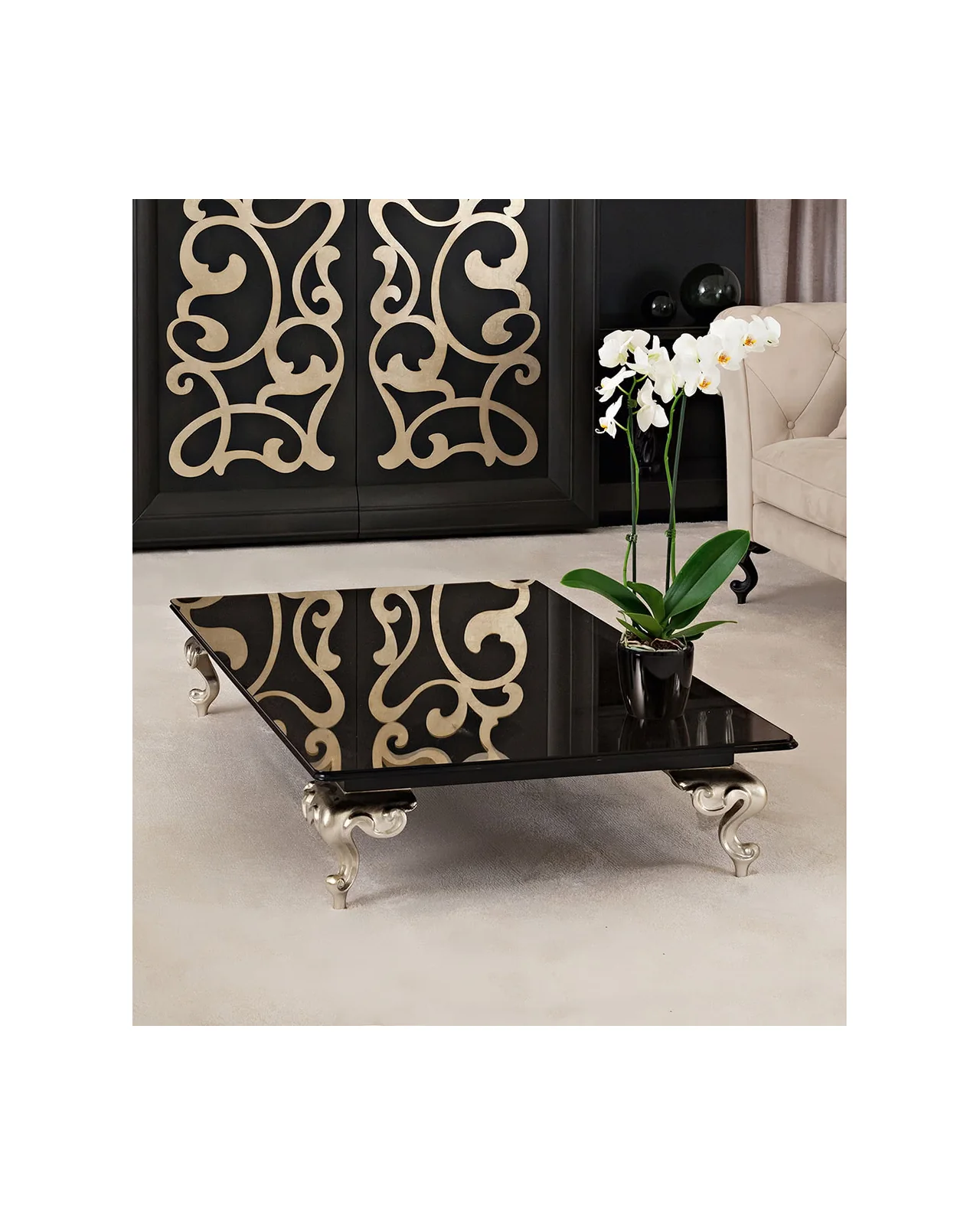 George coffee table by Cantori, in an interior setting, photo 2 of 3