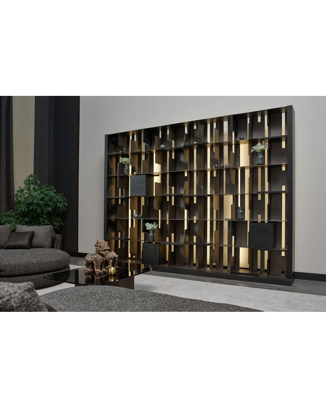 Hong Kong bookcase composition by Cantori, in an interior setting, photo 13 of 17
