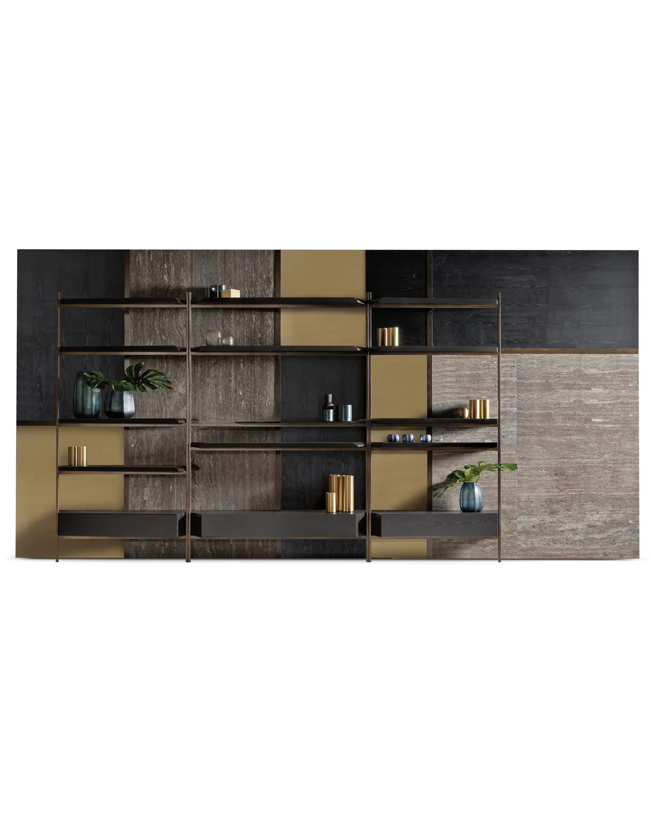 Macao wall unit composition by Cantori, studio view, photo 1 of 13