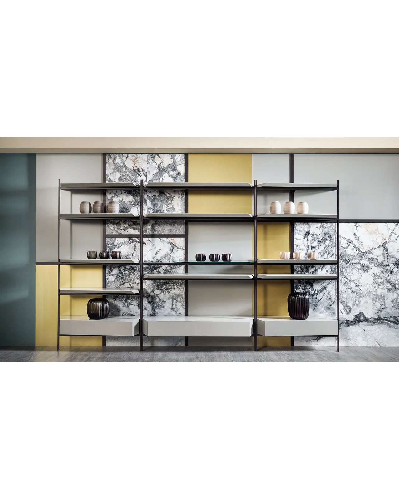 Macao wall unit composition by Cantori, in an interior setting, photo 7 of 13