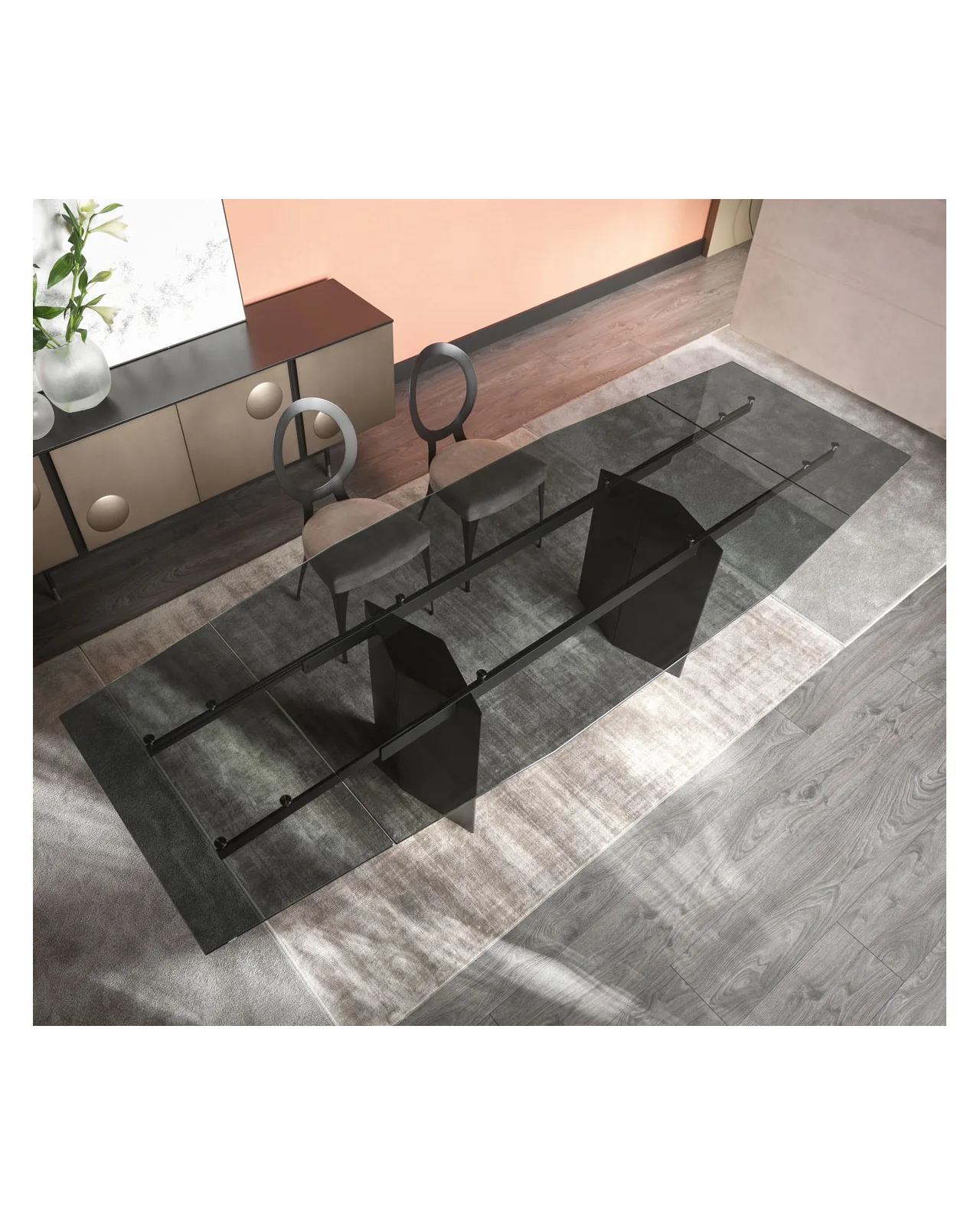 Milton dining table by Cantori, in an interior setting, photo 8 of 8