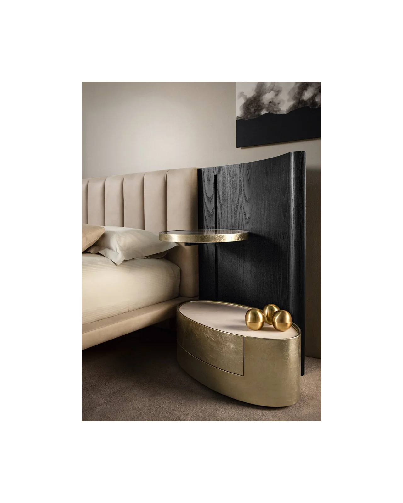Mirage bed by Cantori, in an interior setting, photo 3 of 10