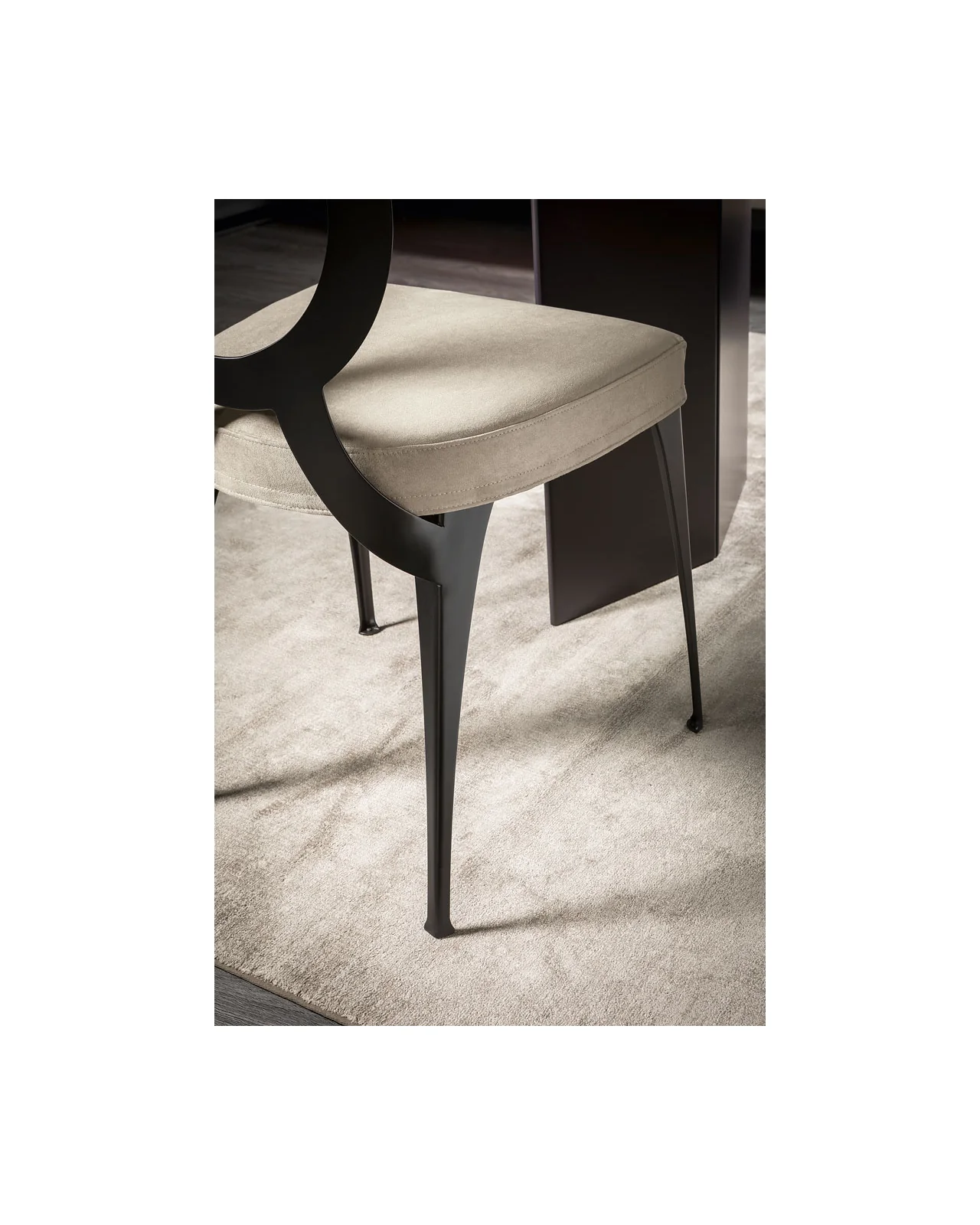Miss Uncovered Backrest dining chair by Cantori, in an interior setting, photo 5 of 12