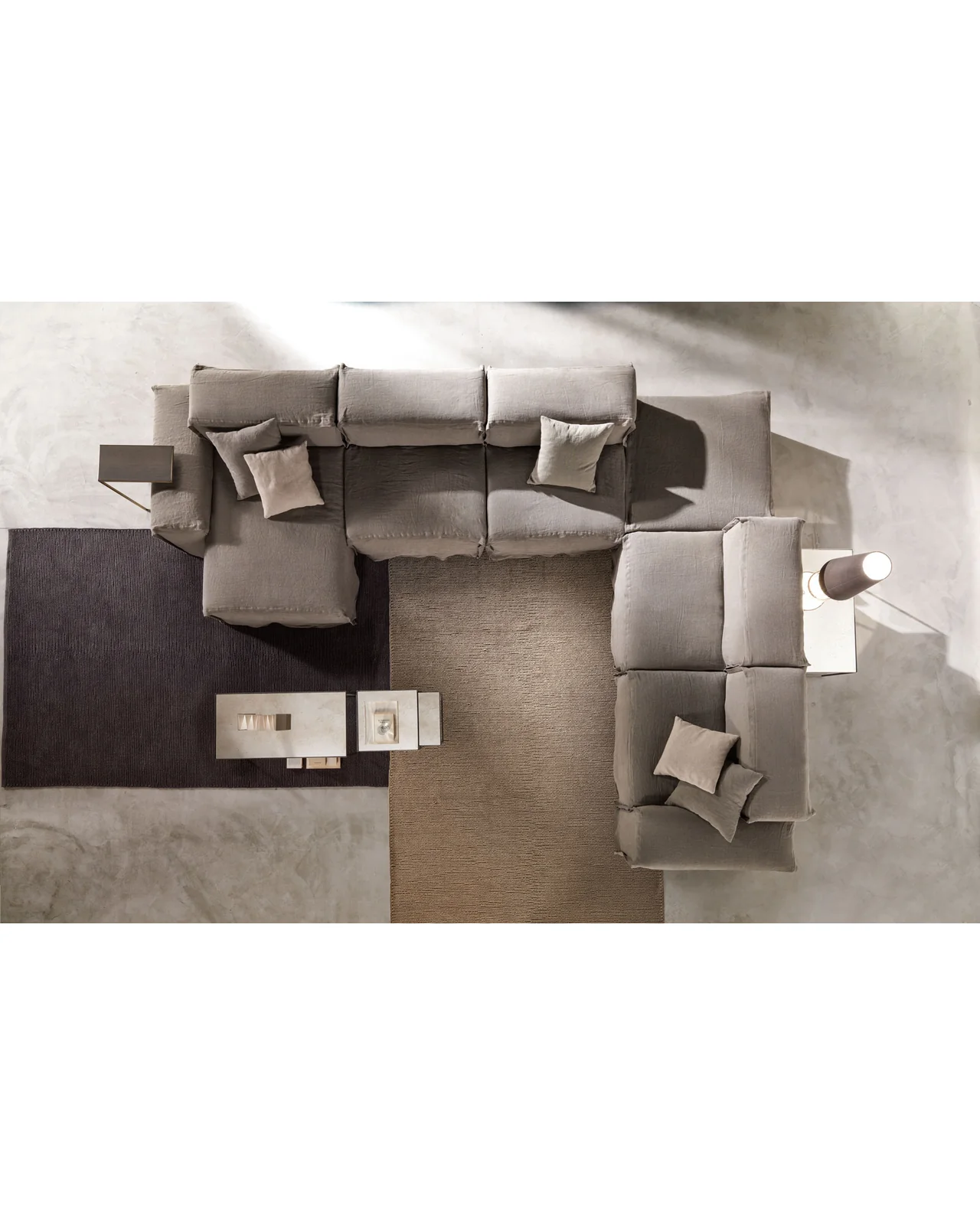 Narciso rectangular coffee tables by Cantori, in an interior setting, photo 3 of 3