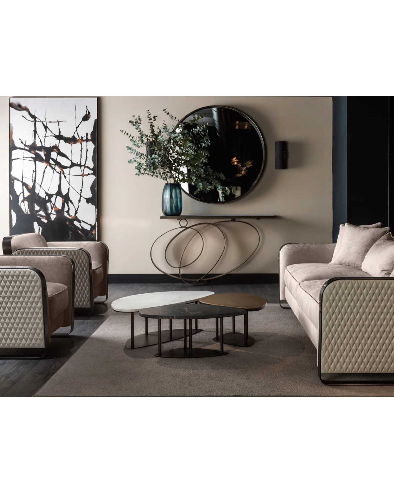 Rodin console table by Cantori, in an interior setting, photo 5 of 5
