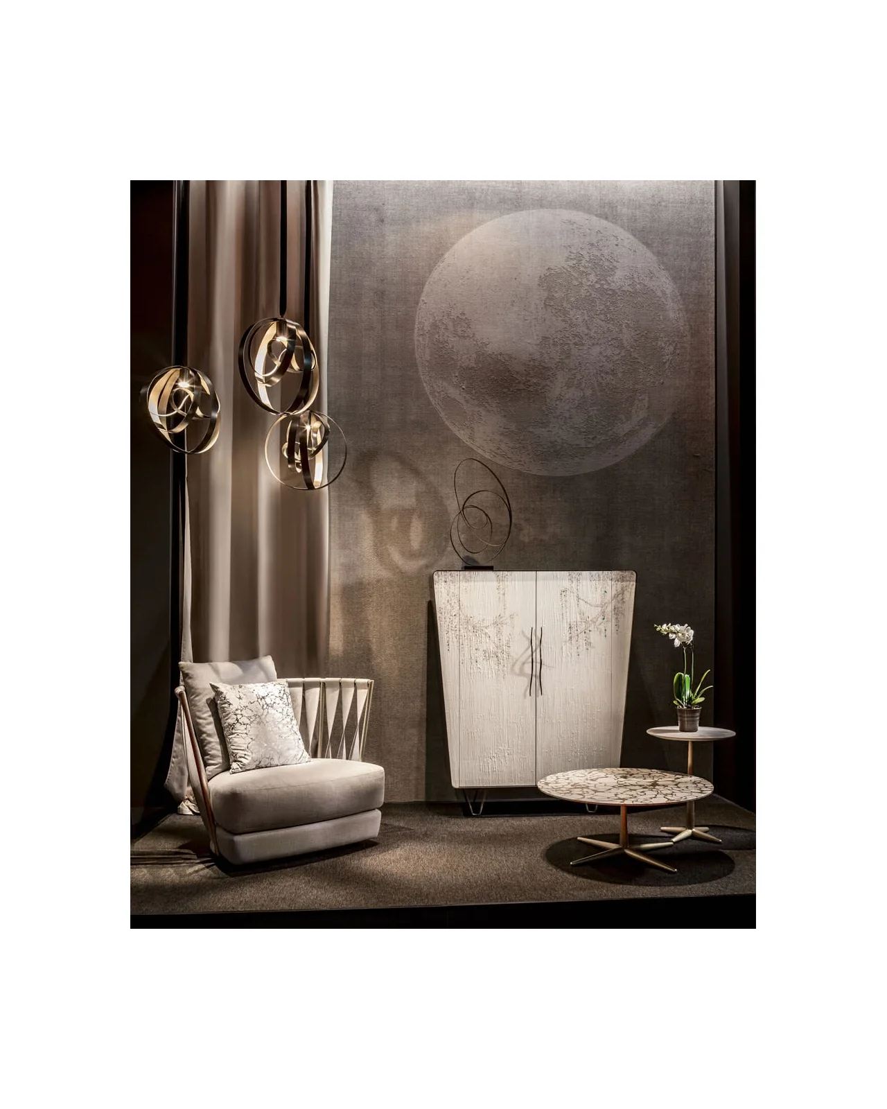 Twist armchair by Cantori, in an interior setting, photo 12 of 12