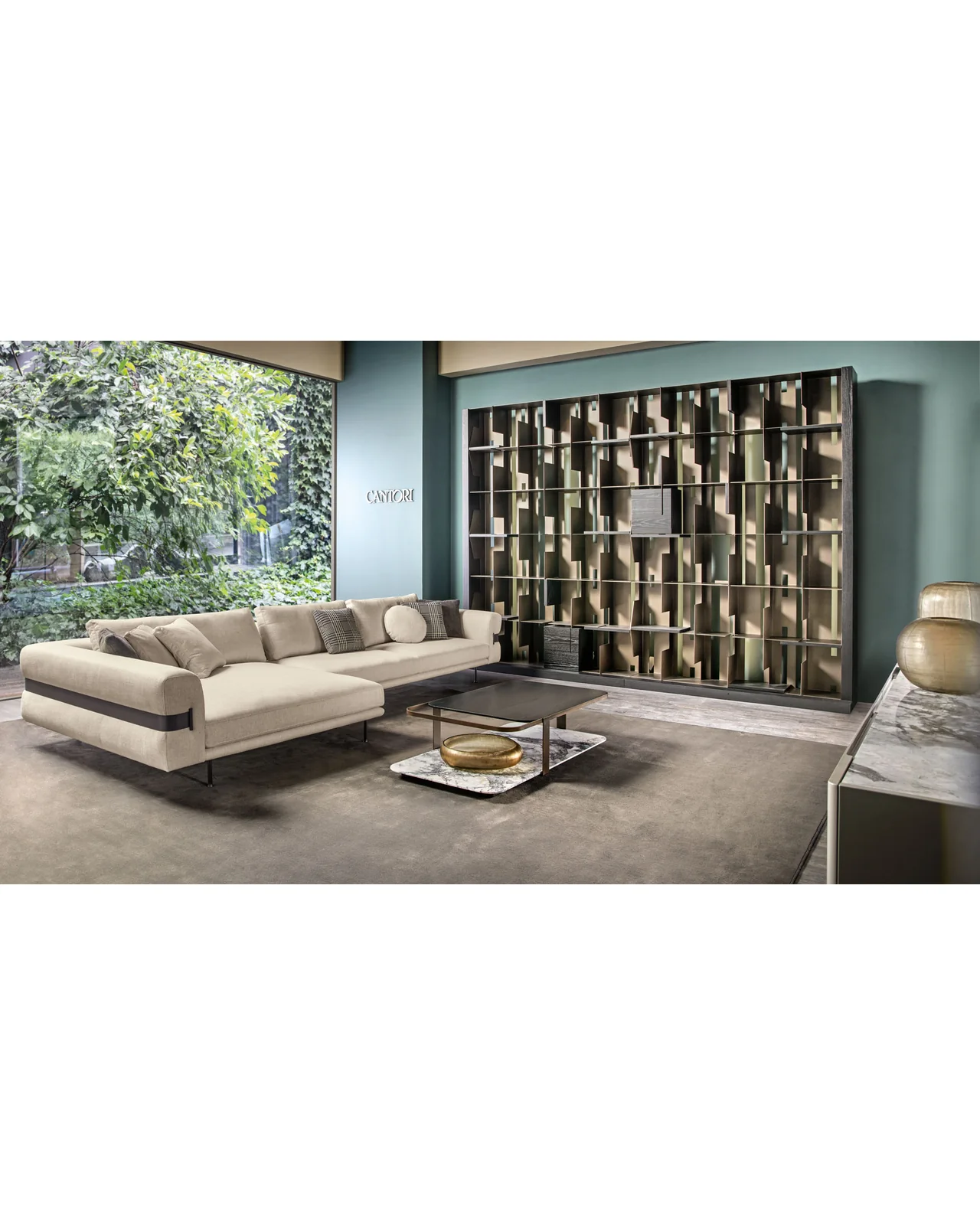 Valley modular sofa by Cantori, in an interior setting, photo 3 of 10