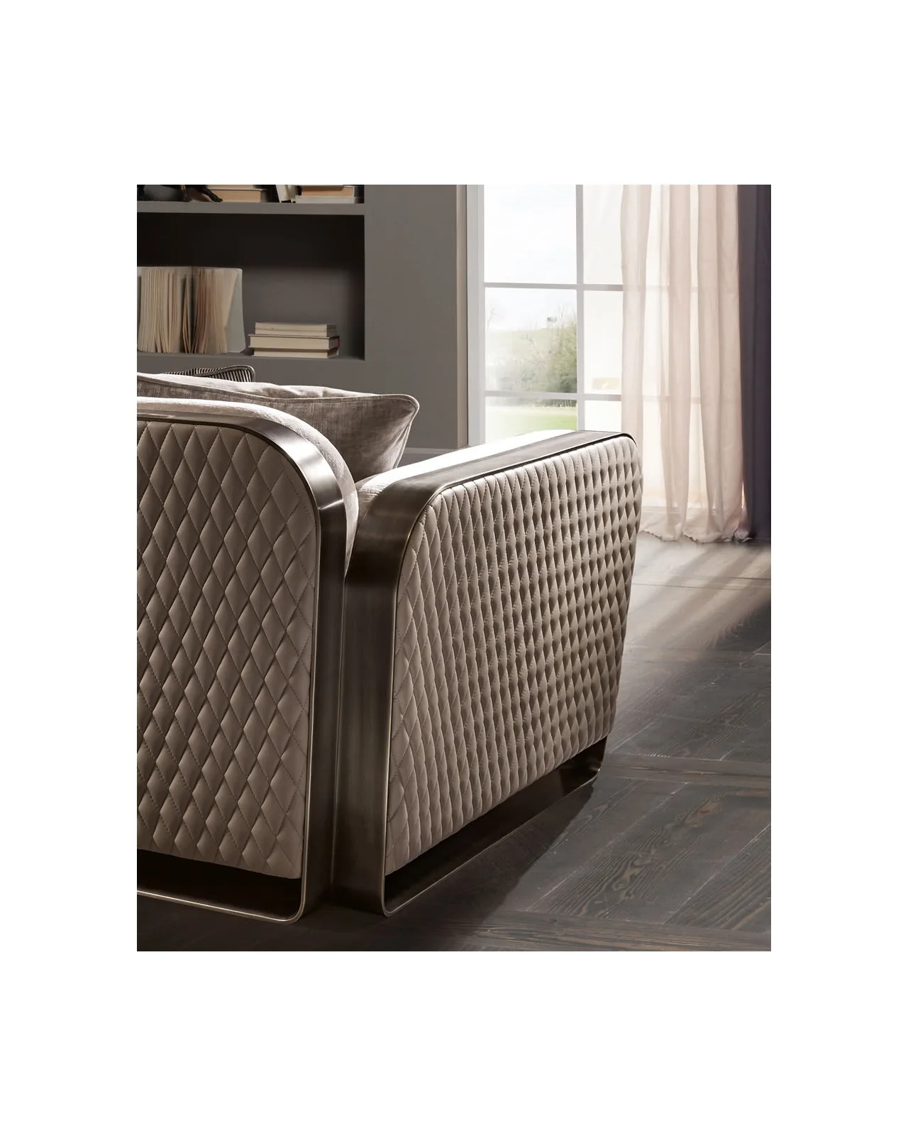 Voyage armchair by Cantori, in an interior setting, photo 4 of 6