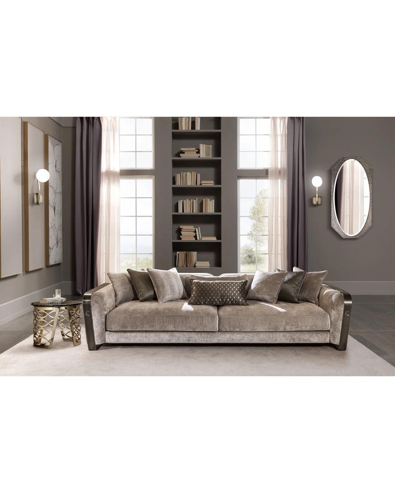 Voyage sofa by Cantori, in an interior setting, photo 1 of 3